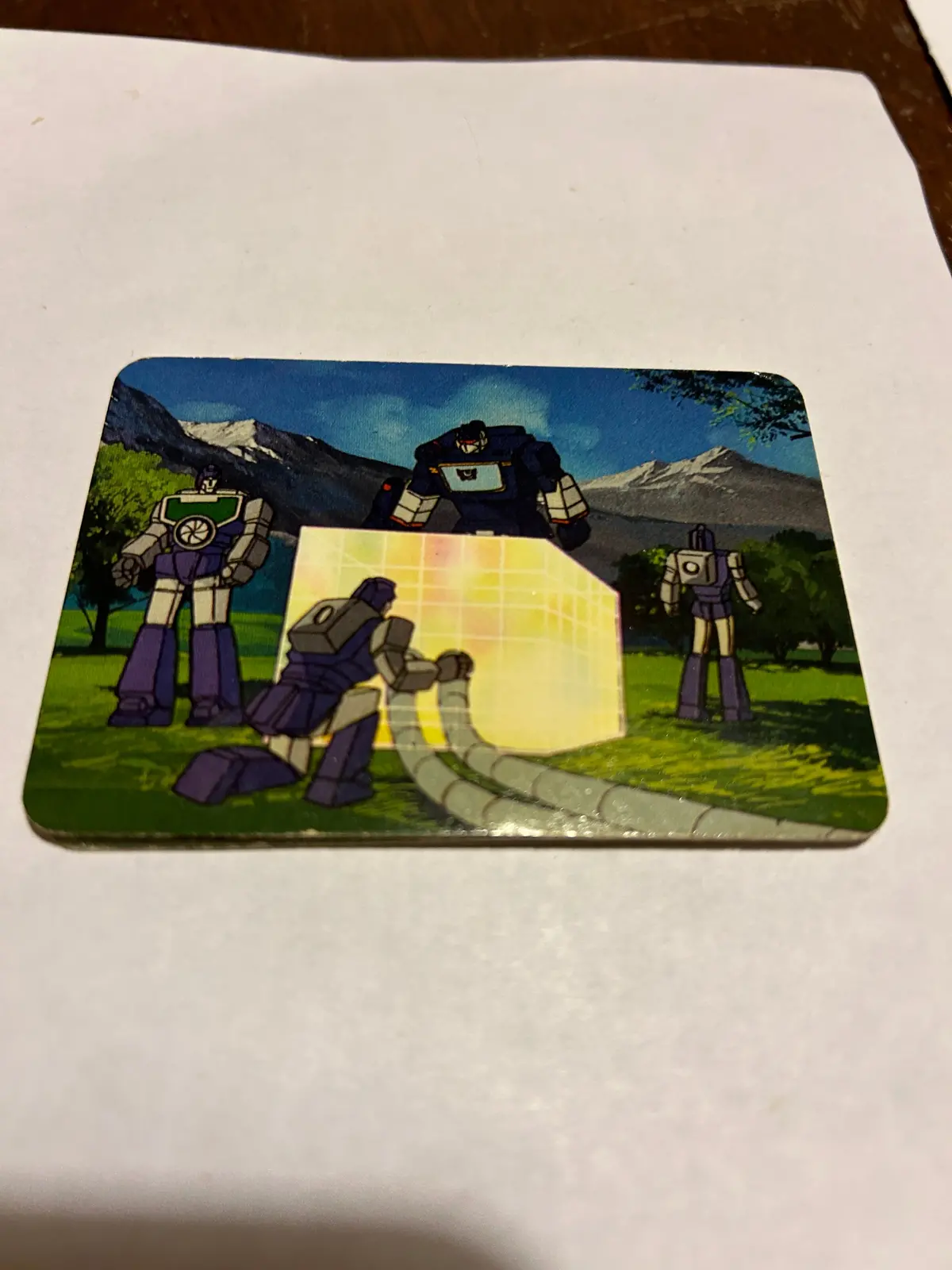 Tf G1 Milton Bradley Action Card #92 Storing Energon Cubes 1
