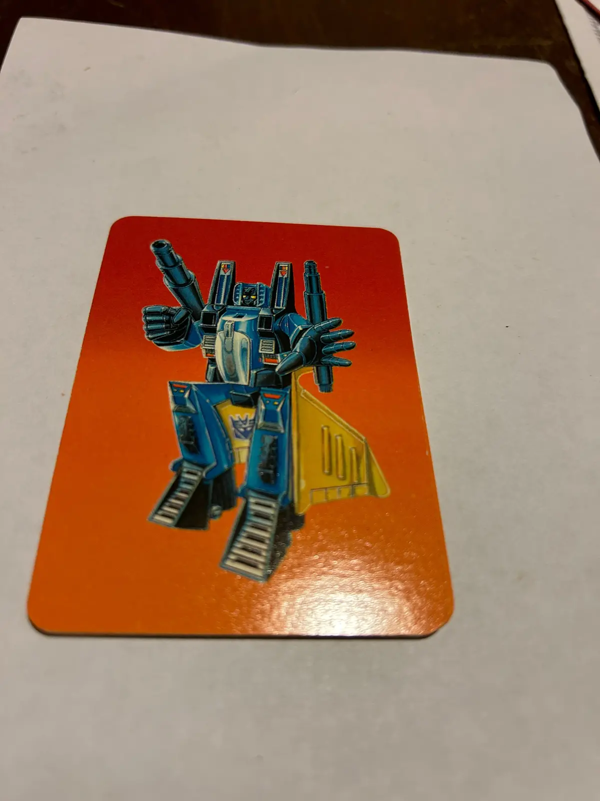 Tf G1 Milton Bradley Action Card #99 Dirge 1