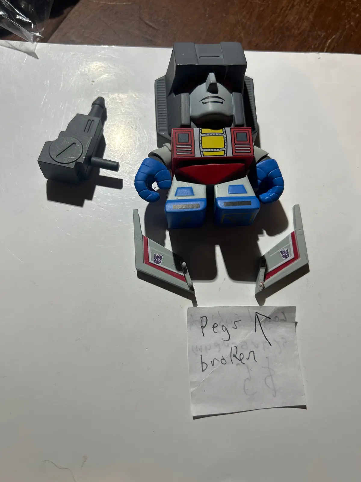 Tf Loyal Subjects Starscream Figure Broken 1