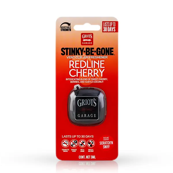 Griot's Garage Stink Be Gone Vent Clip - Redline Cherry 1
