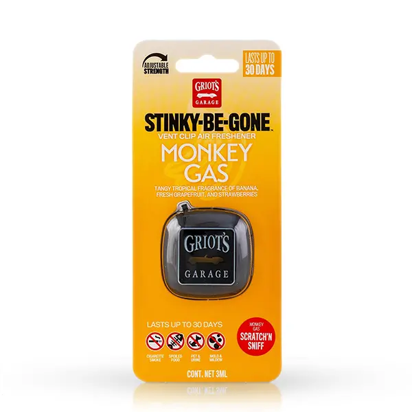 Griot's Garage Stink Be Gone Vent Clip - Monkey Gas 1
