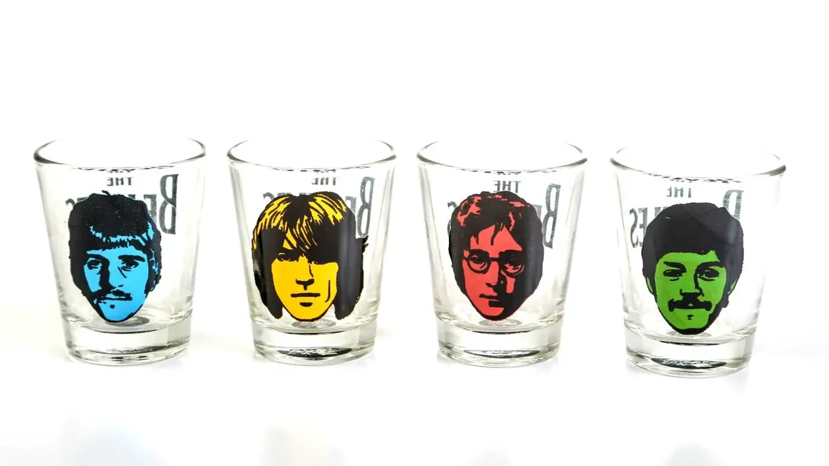 Beatles Shot Glass (Set Of 4) 1
