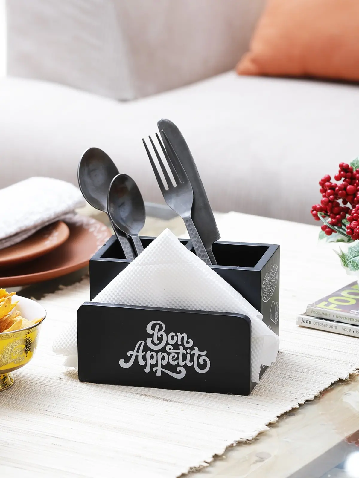 Bon Appetit Cutlery Stand Black 1