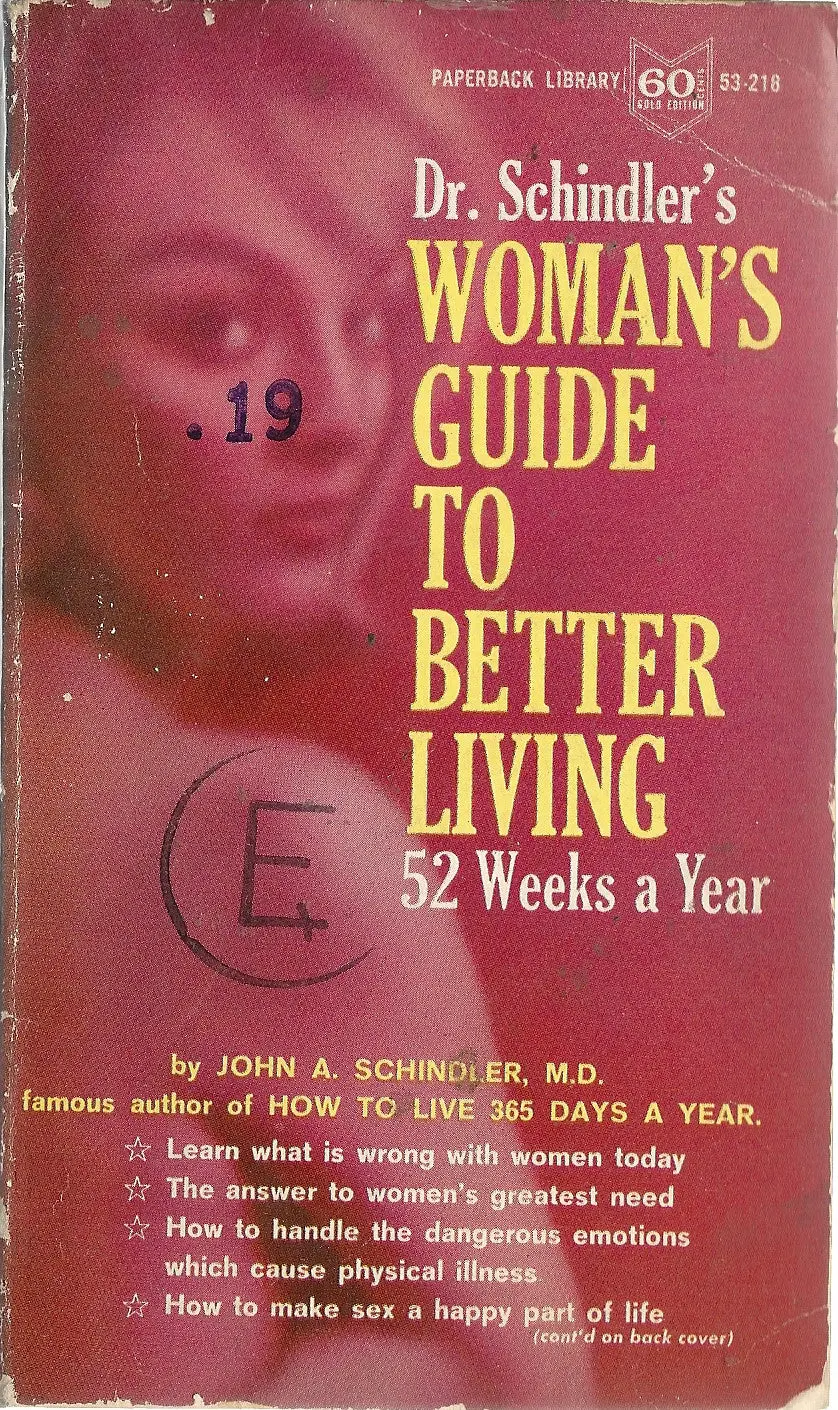Dr. Schindler's Woman's Guide To Better Living 1
