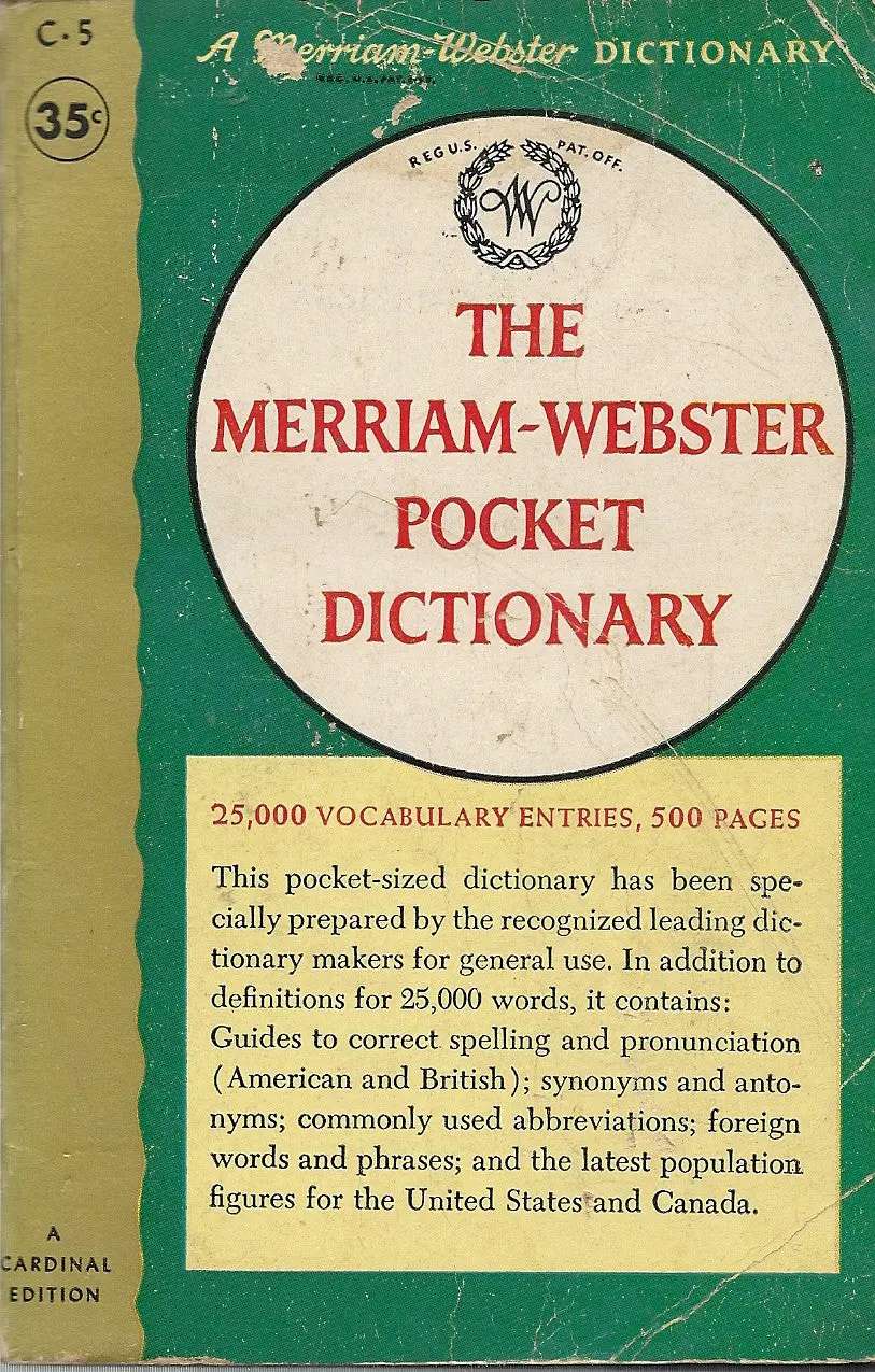 The Meriam-Webster Pocket Dictionary 1
