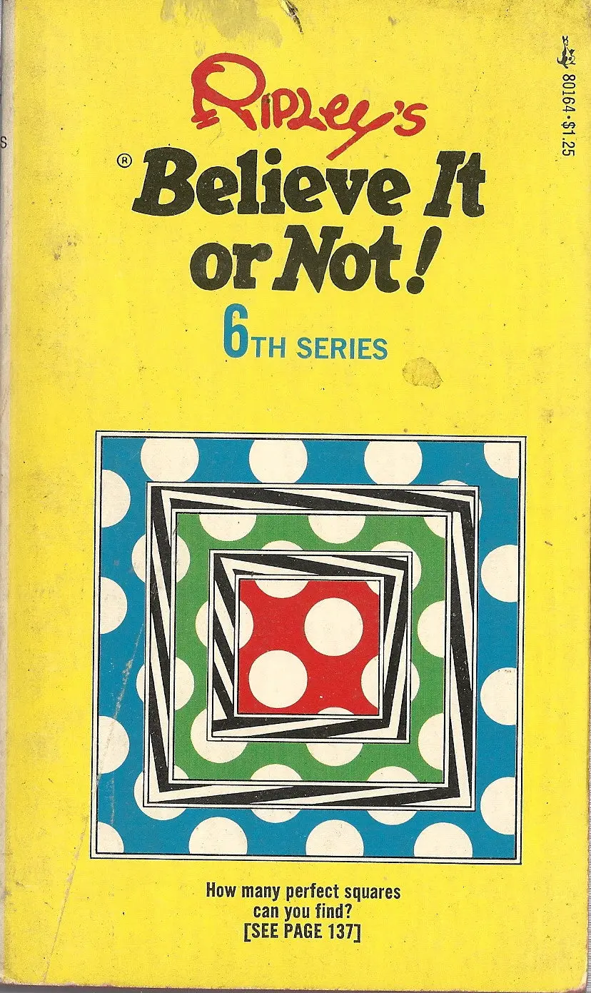 Ripley's Believe It Or Not 6Th Series 1