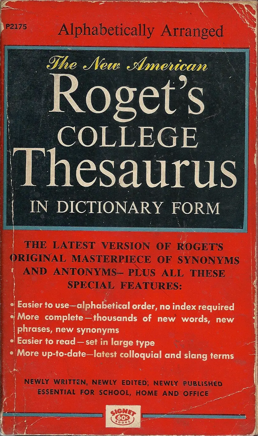 The New American Roget's College Thesaurus 1