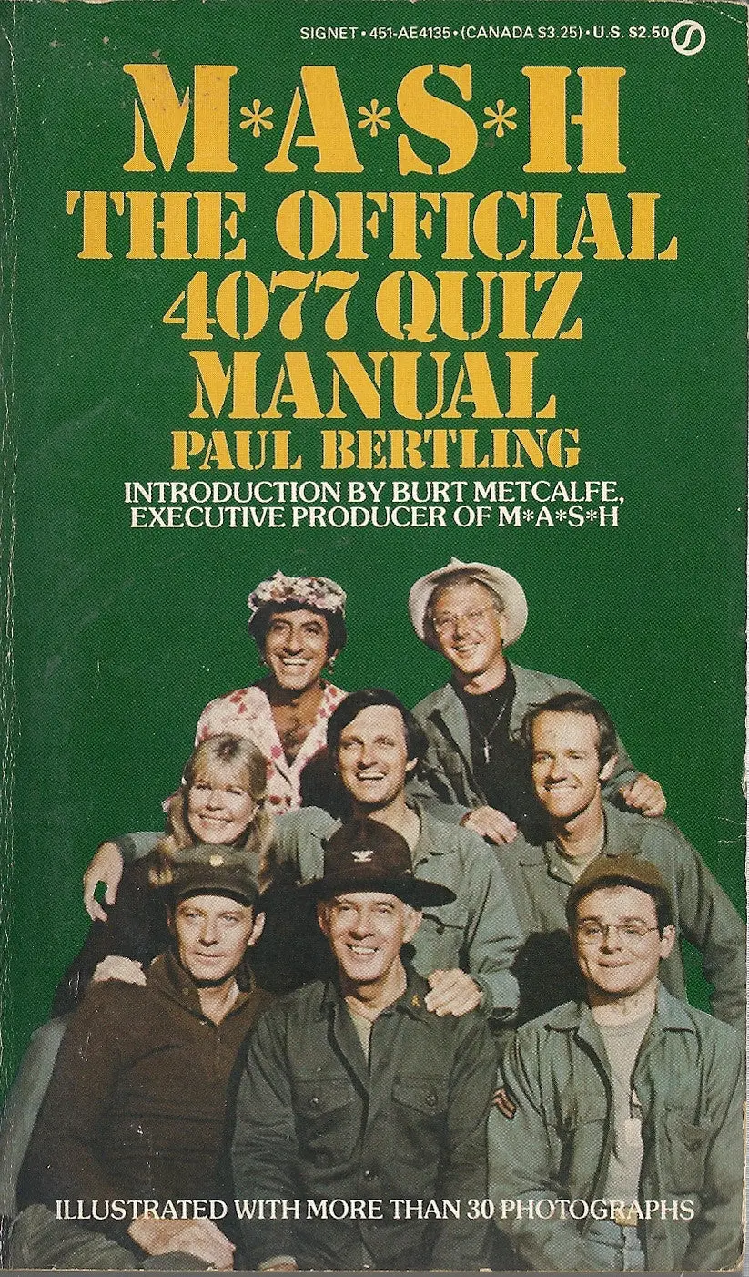 Mash The Official 4077 Trivia Manual 1