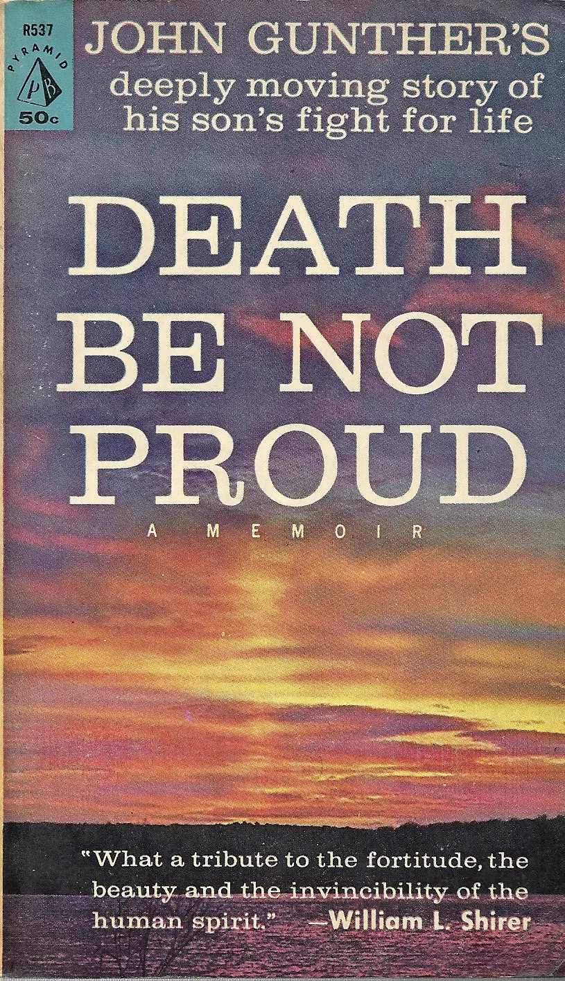 Death Be Not Proud 1