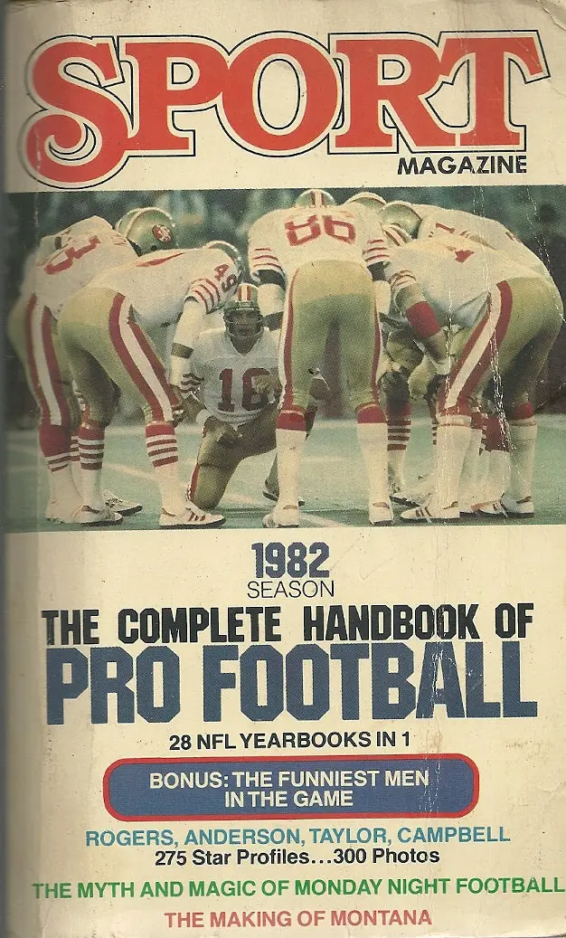 The Complete Handbook Of Pro Football 1982 Season 1