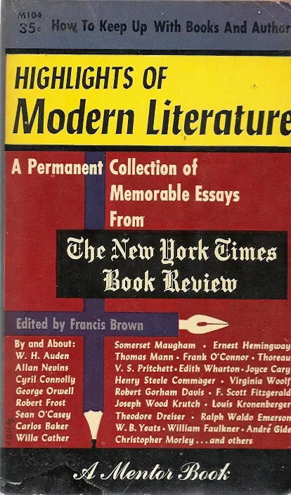 Highlights Of Modern Literature 1