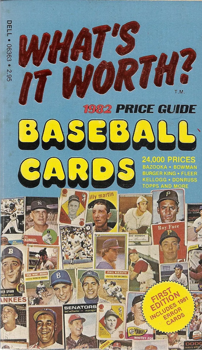1982 Price Guide To Baseball Cards 1