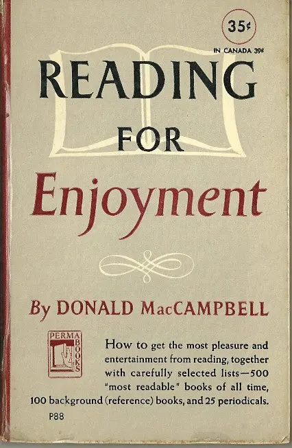 Reading For Enjoyment 1