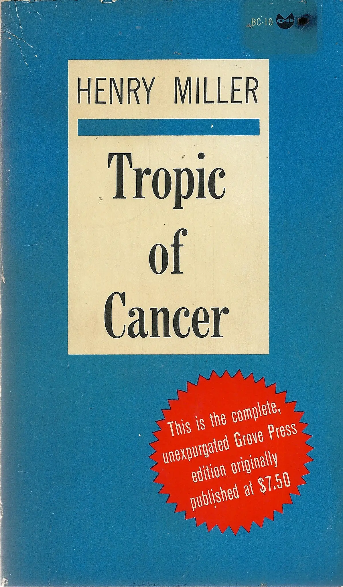 Tropic Of Cancer 1