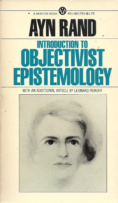 Introduction To Objectivist Epistemology 1