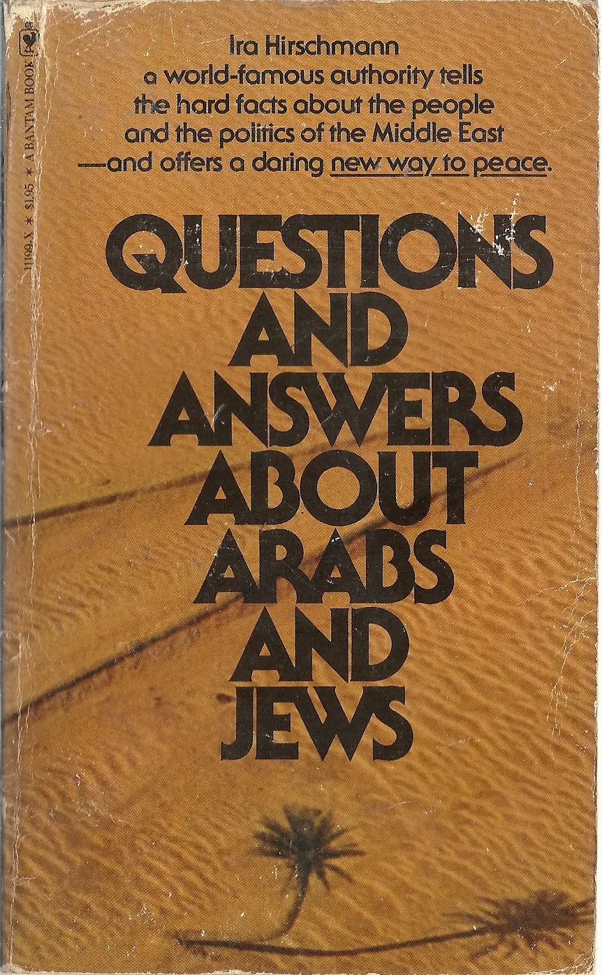Questions And Answers About Arabs And Jews 1