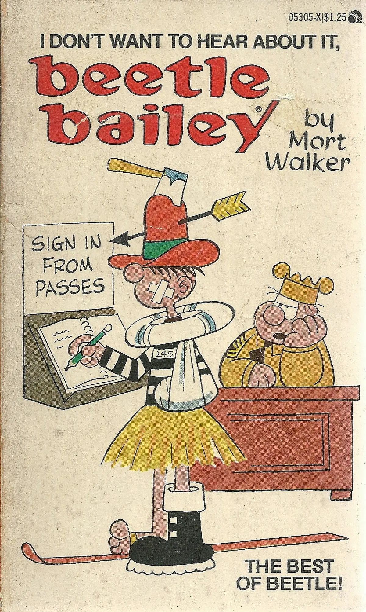 I Don't Want To Hear About It Beetle Bailey 1