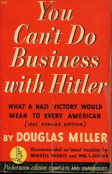 You Cannot Do Business With Hitler 1