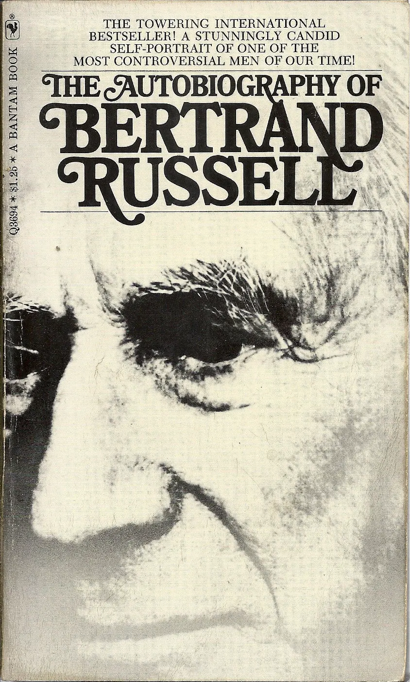 The Autobiography Of Bertrand Russell 1