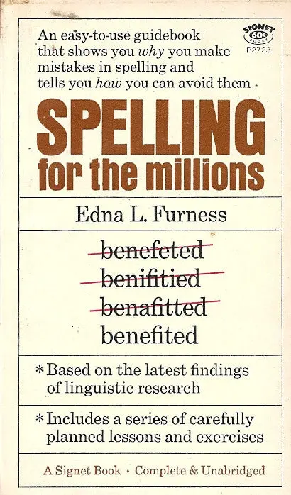 Spelling For The Millions 1