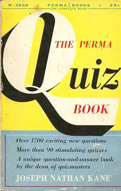 The Perma Quiz Book 1