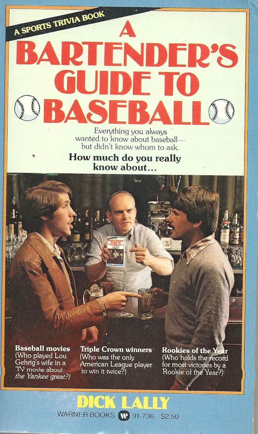 A Bartender's Guide To Baseball 1