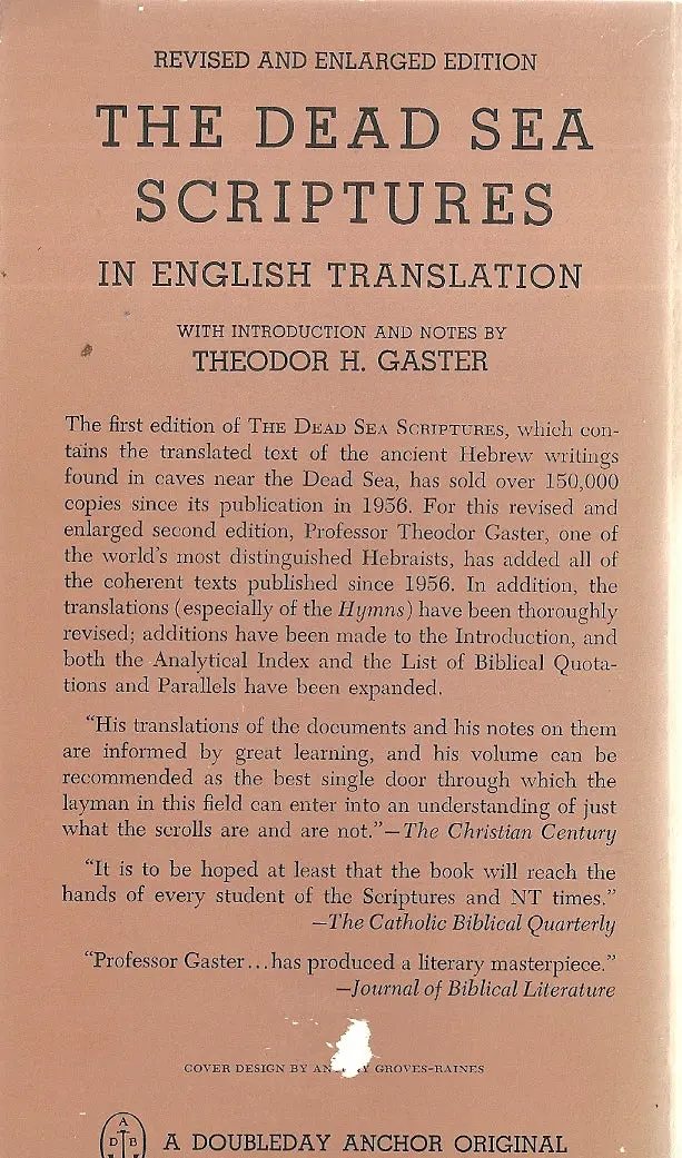 The Dead Sea Scriptures 2