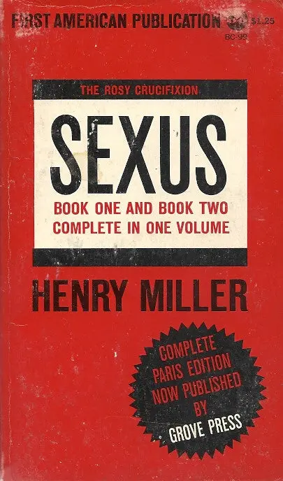Sexus Book One And Two 1