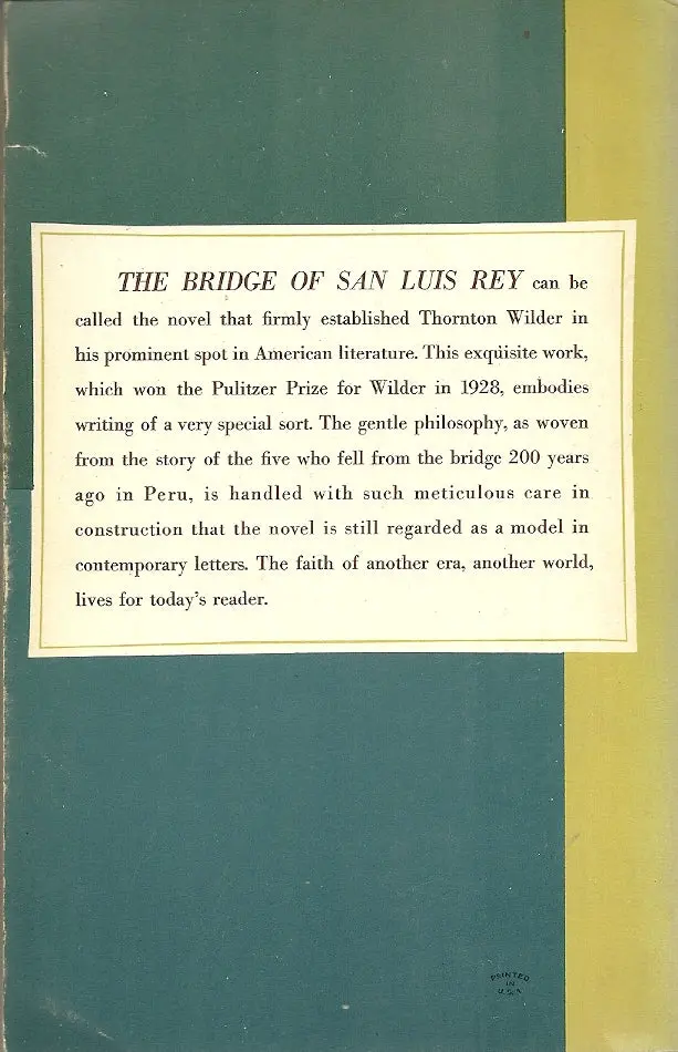 The Bridge Of San Luis Rey 2