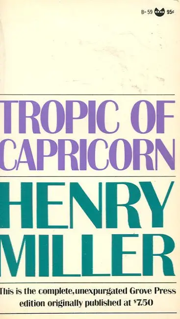 Tropic Of Capricorn 1