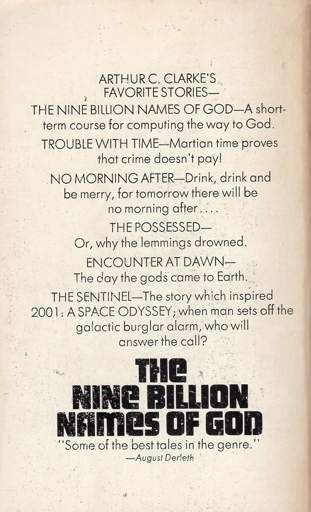 The Nine Billion Names Of God 2