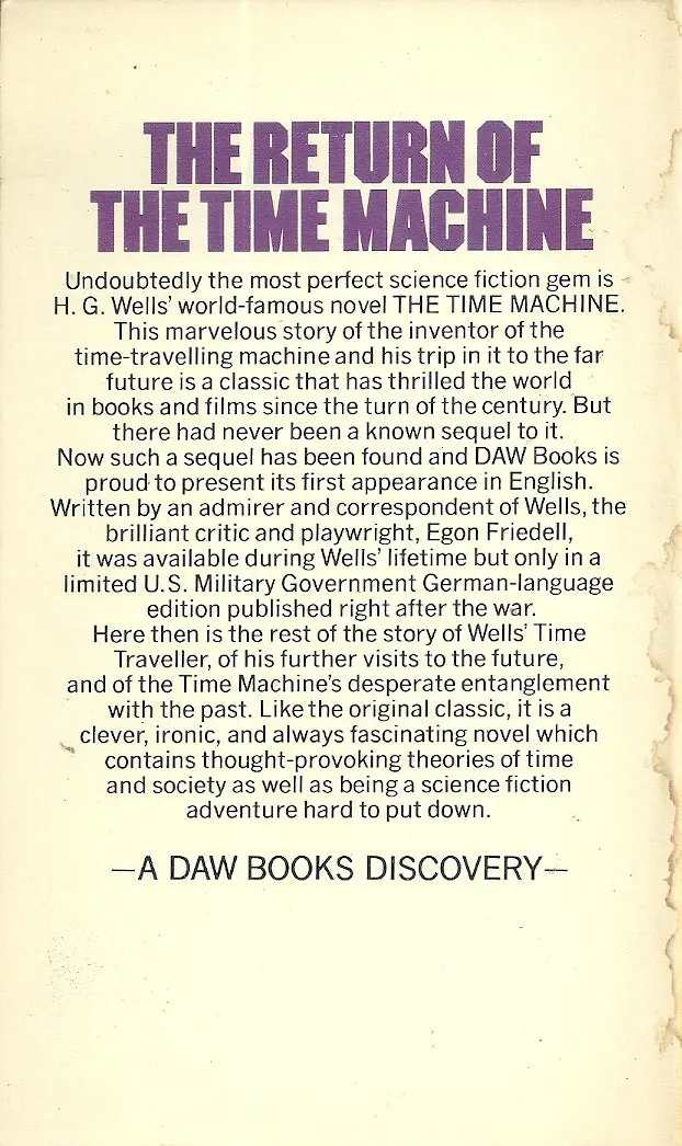 The Return Of The Time Machine 2