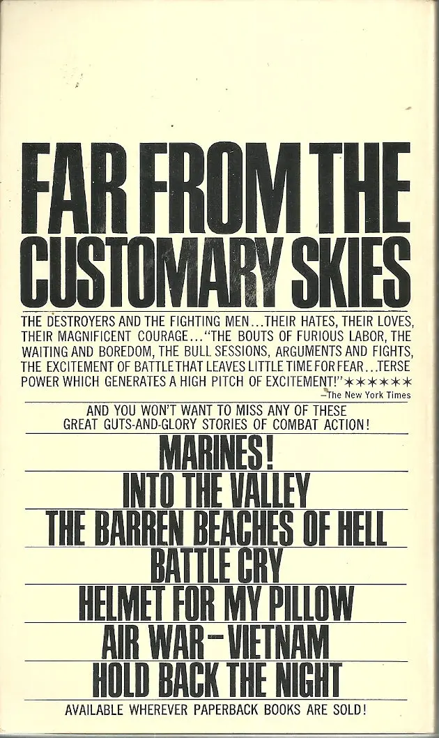 Far From The Customary Skies 2