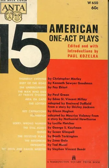 15 American One Act Plays 1