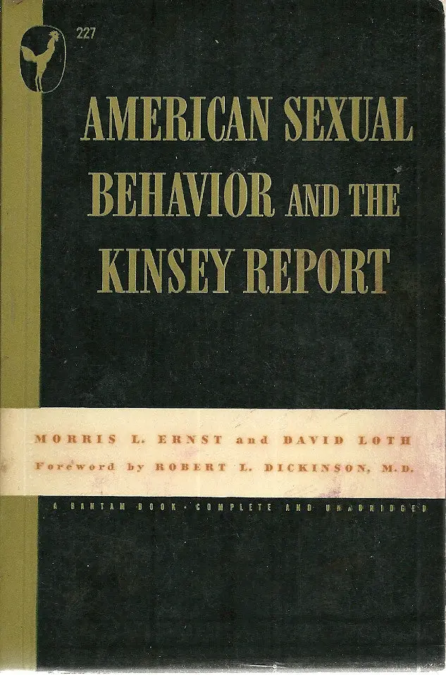 American Sexual Behavior And The Kinsey Report 1
