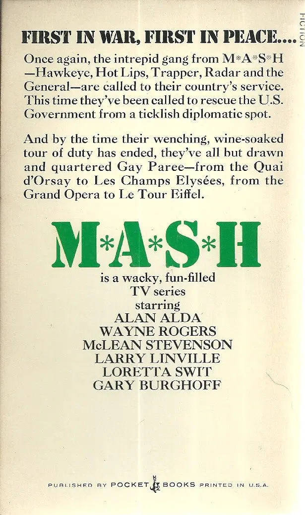 Mash Goes To Paris 1