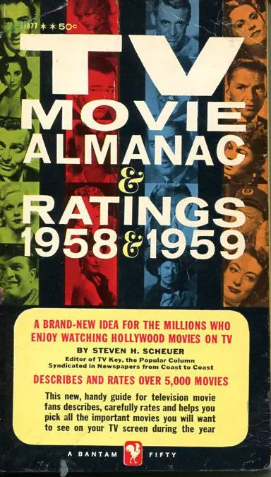 Tv Movie Almanac & Ratings 1958 & 1959 1