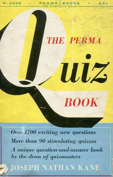 The Perma Quiz Book 1