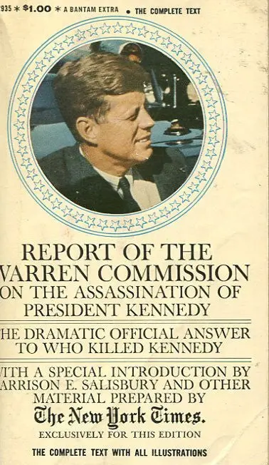 Report Of The Warren Commision On The Assissination Of President Kennedy 1