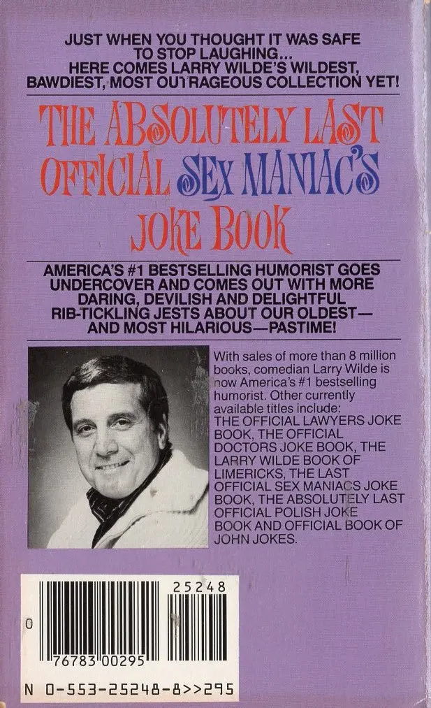 The Absolutely Last Official Sex Joke Book 2