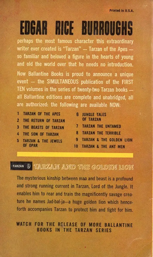 Tarzan And The Golden Lion 2