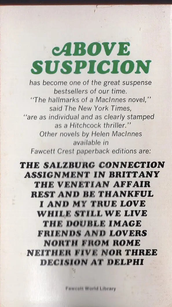 Above Suspicion 2