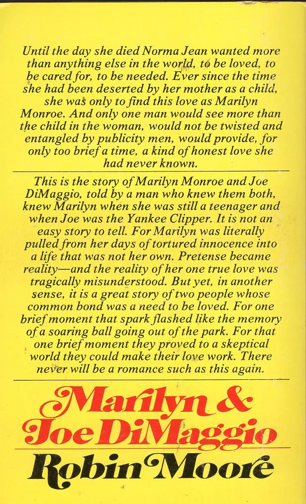 Marilyn & Joe Dimaggio 2