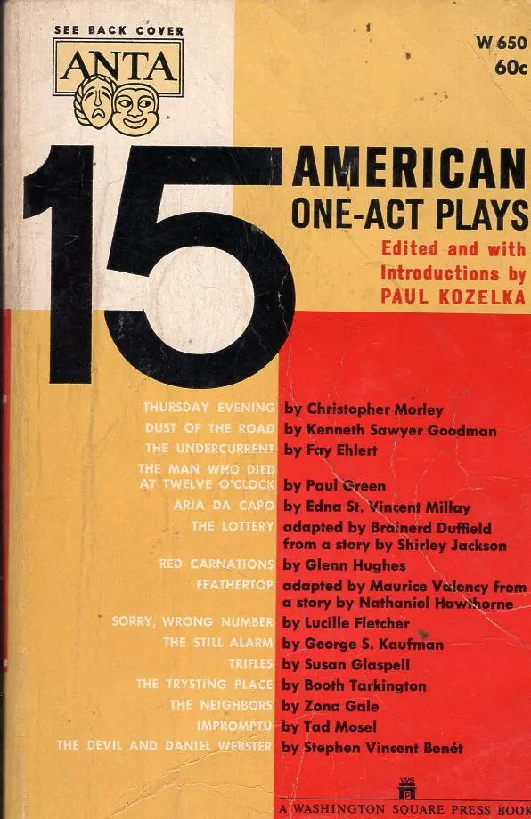 15 American One Act Plays 1