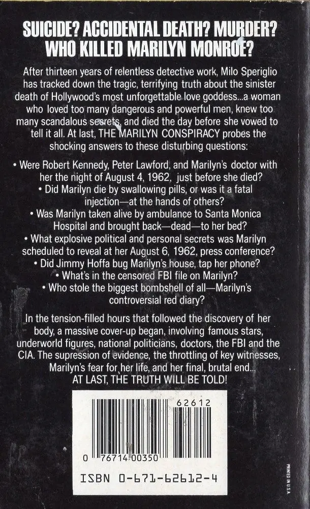 The Marilyn Conspiracy 2