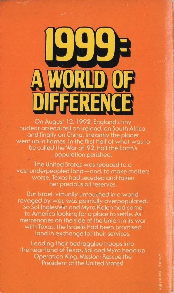 The Texas-Israeli War 1999 2