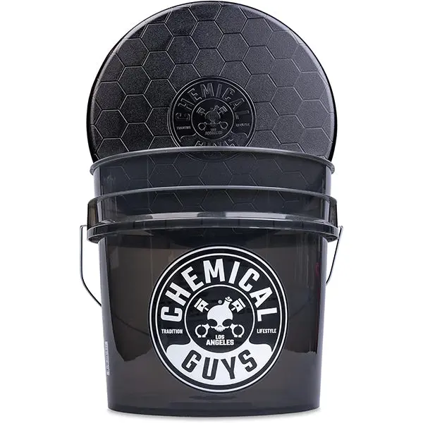 Chemical Guys *Combo* Bucket Black Smoke W/Lid Bundle 1