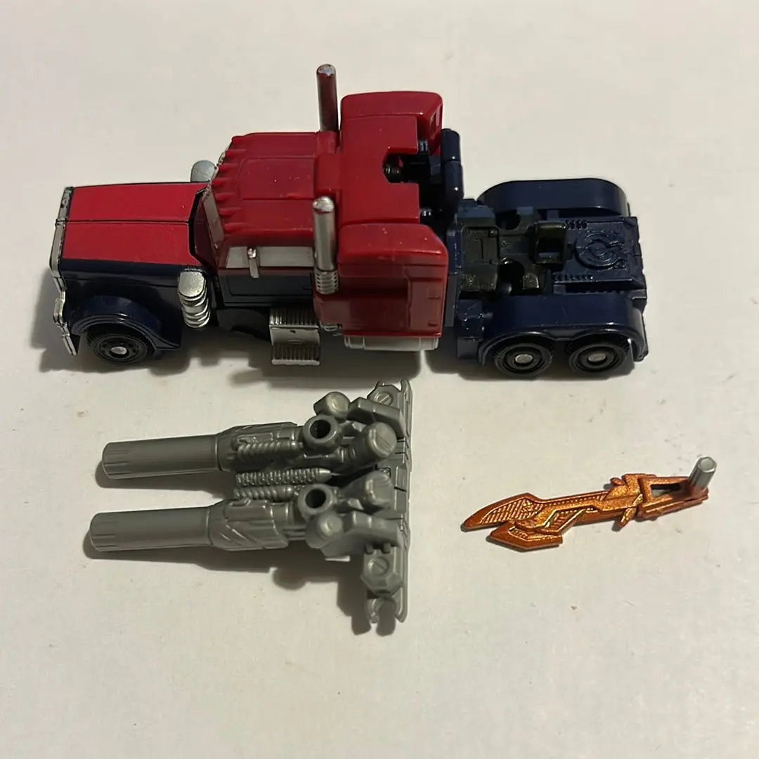 Tf Dotm Movie 3 Optimus Prime Battle Steel Cyberverse Incomplete 1