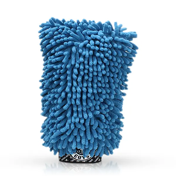 Chemical Guys Chenille Microfiber Wash Mitt - Blue (Mic811) 1