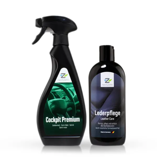Nextzett Leather Care And Cockpit Premium Bundle 1